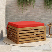 Cuscino per Sedia in Unico Pezzo SOEST 100% Poliestere Rosso 944751