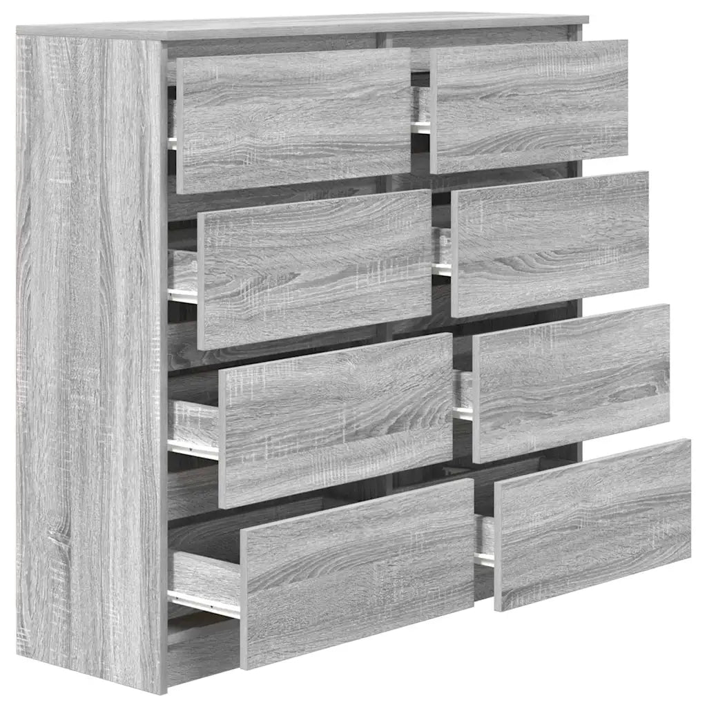 Credenza Grigio Sonoma 100x35x99 cm in Legno Multistrato 3328494