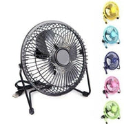 VENTILATORE A PALE FAN USB IN METALLO CON INTERRUTTORE PER PC PC 20 cm.