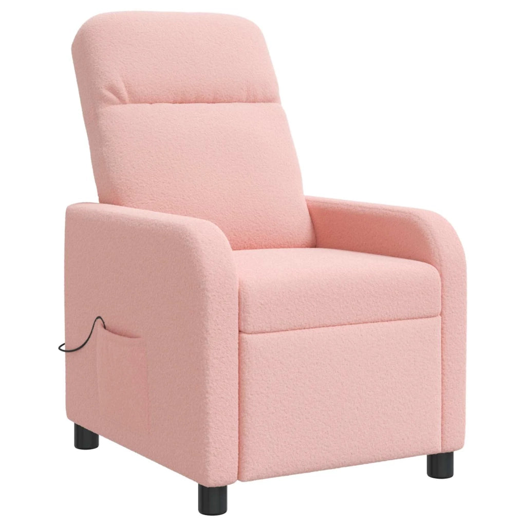 Divano Sedia-Poltrona Massaggiante Rosa Boucl¨¦