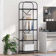 Libreria Rovere Nero 60 x 30 x 183 cm Legno multistrato 879851