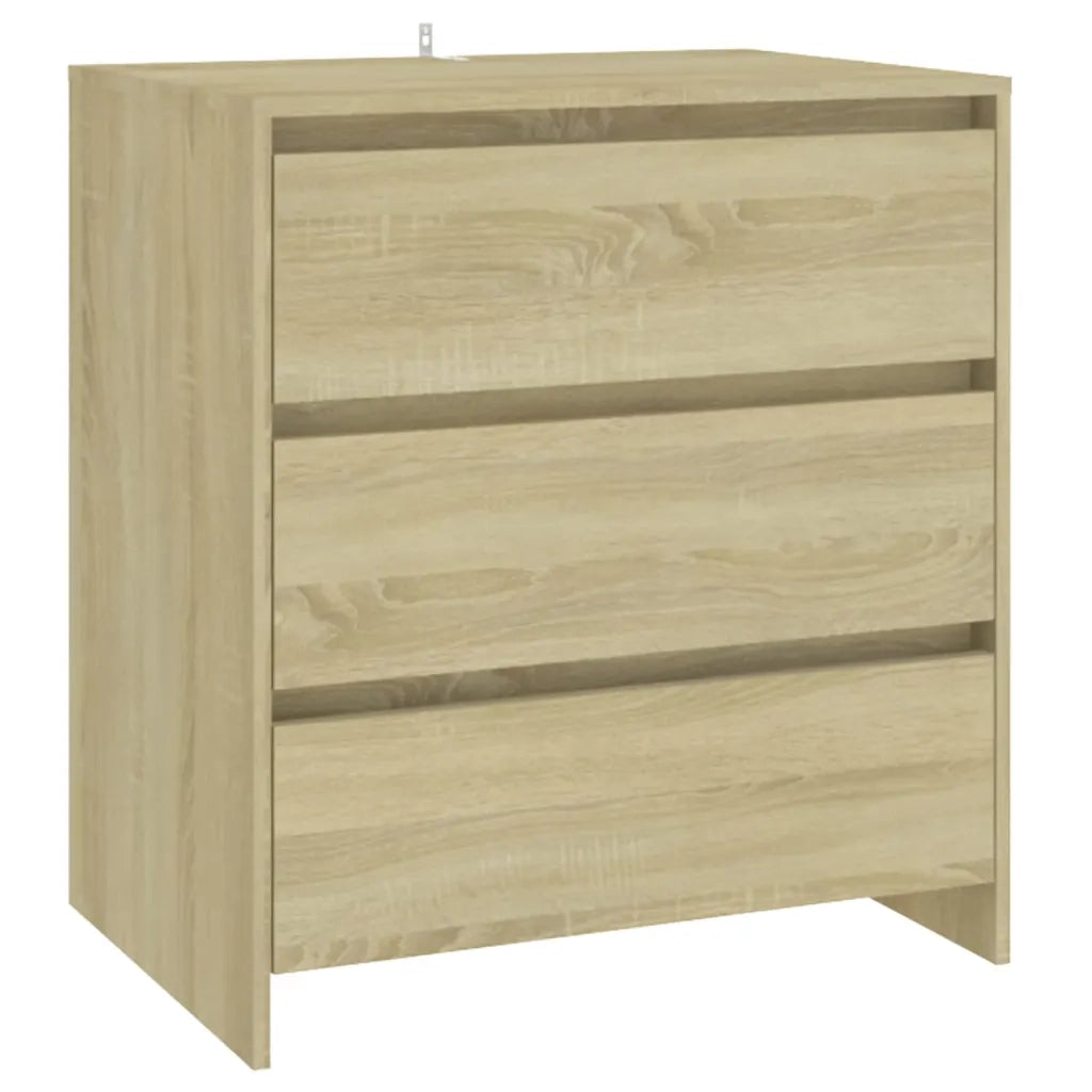 Credenze 3 pz Rovere Sonoma in Legno Multistrato 3098067
