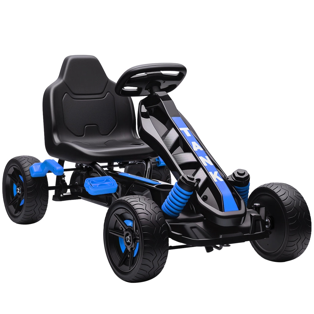 Kart a pedali per bambini con ruote EVA ¨C Minimal ¨C blu