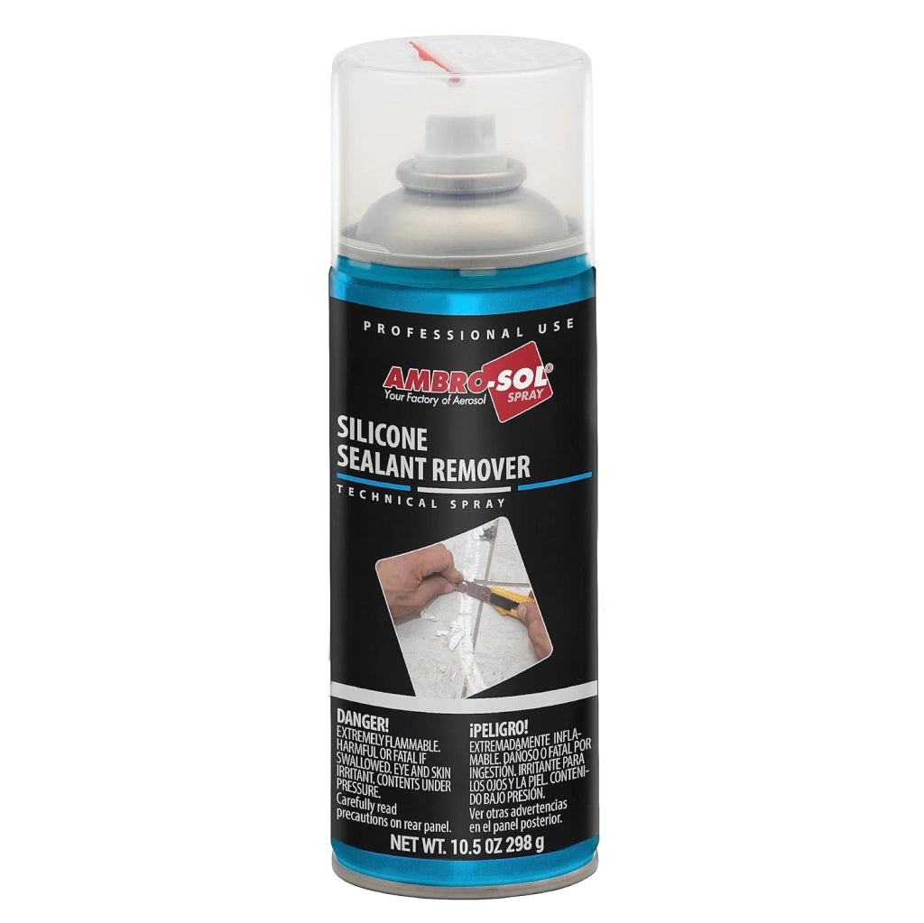 Sciogli silicone spray 400 ml rimuovi residui senza rovinare le superfici azione rapida Ambro-Sol