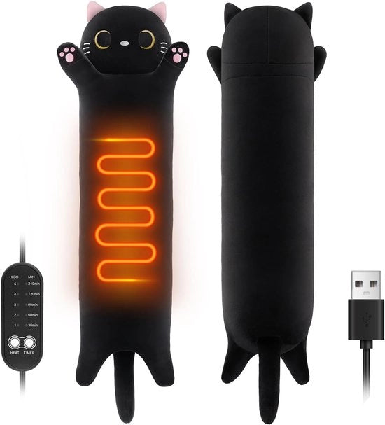 Pompa di Calore Ricaricabile - Calore Elettrico - Pompa di Calore Senza Cavo - Ricaricabile - Cuscino Riscaldante - Cuscino Riscaldante per Schiena - Cuscino Riscaldante per Collo - Allevia il Dolore - Comfort e Relax