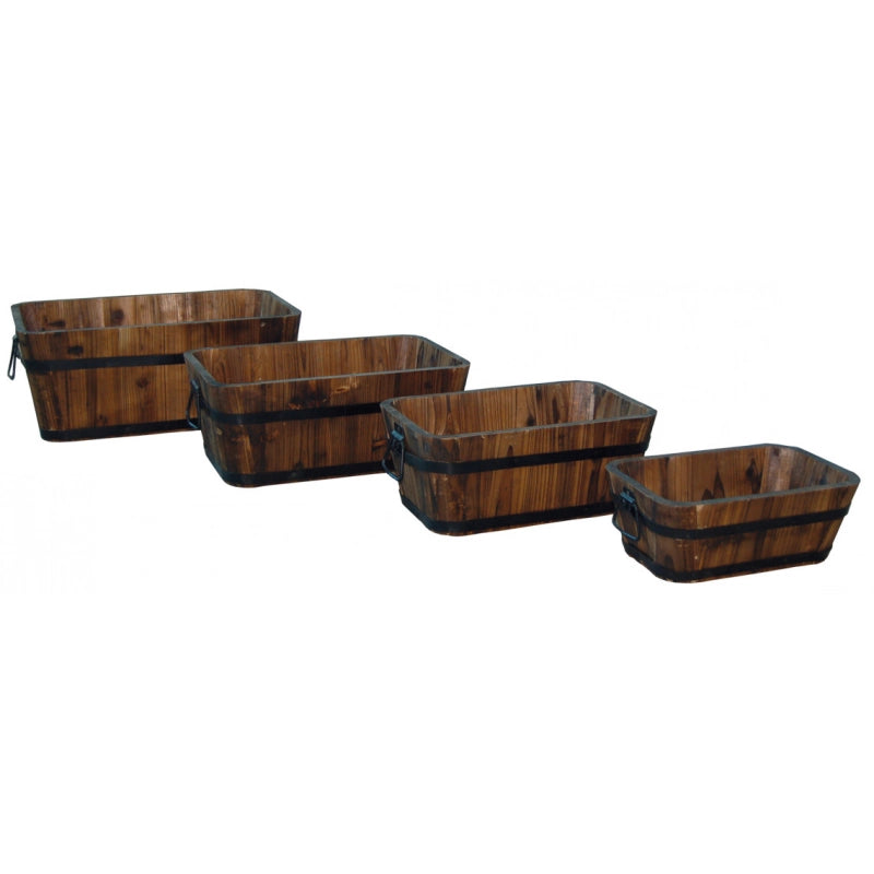Set portavasi da 4 pezzi