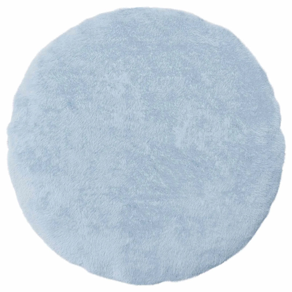 Federa 2 pz HEERLEN Azzurro Ø 60 cm Pelliccia di Coniglio Finta 923131