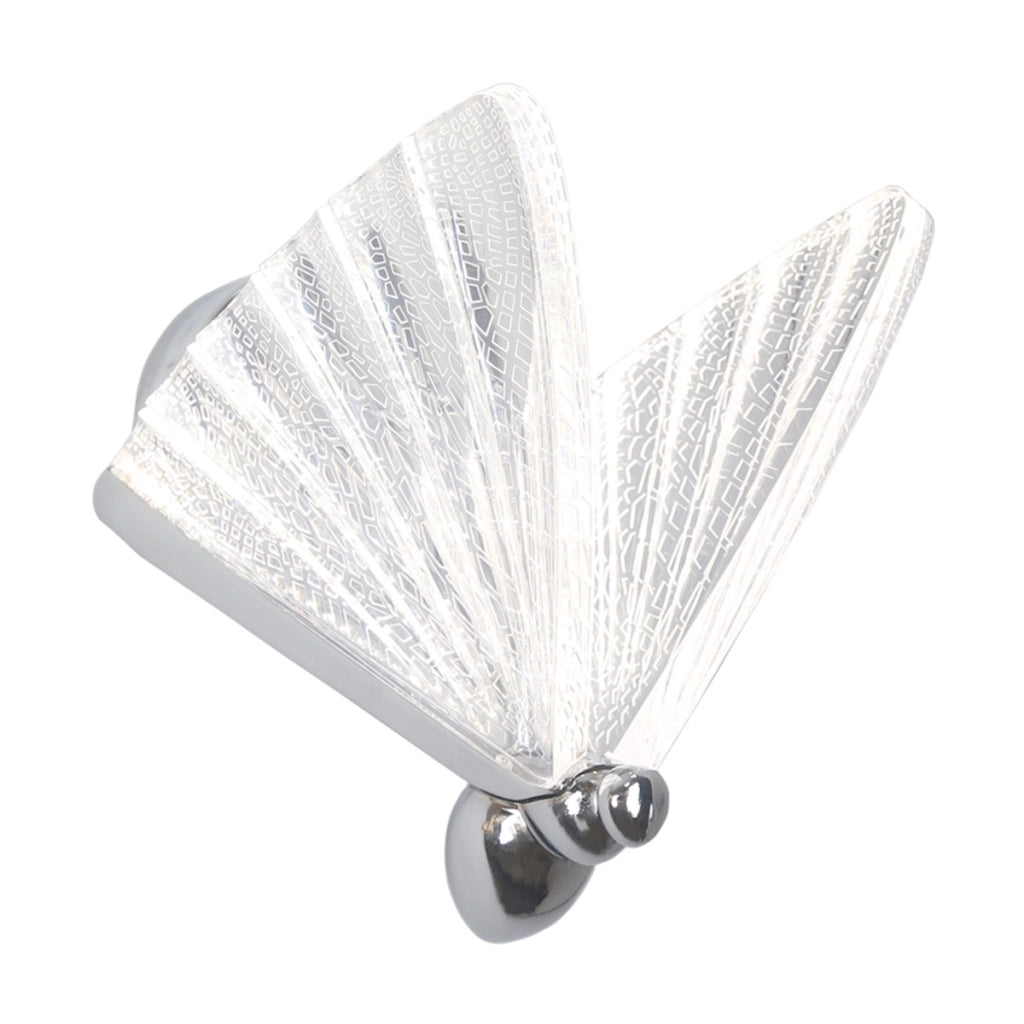 Applique Mariposa farfalla cromata LED 8W CCT LightPrestige