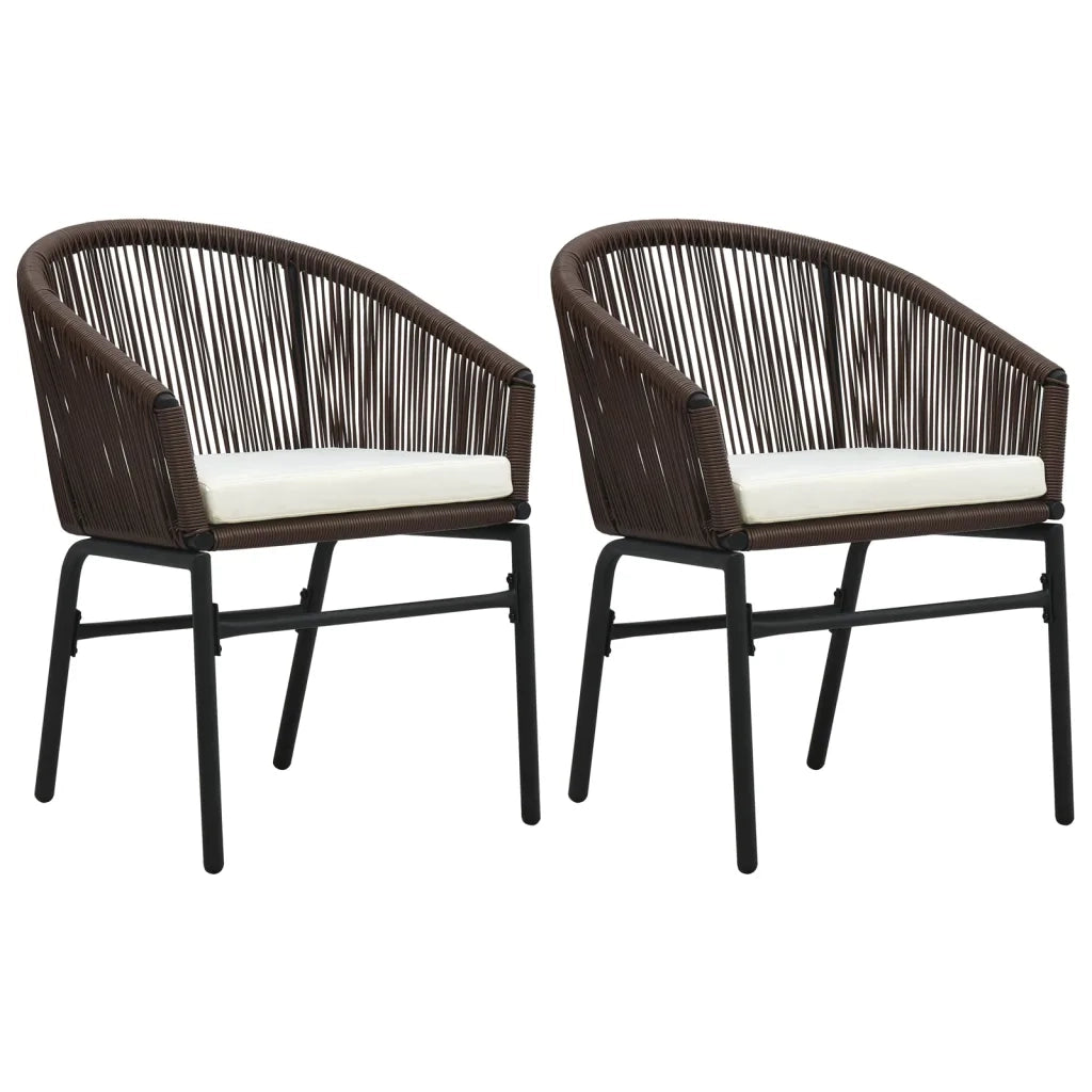 Set Mobili da Pranzo per Giardino 3 pz Marrone 3099227