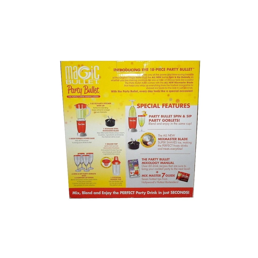 Trade Shop - Centrifuga Elettrica Magic Prepara Cocktail Party Bullet Magic Shacker Trita -