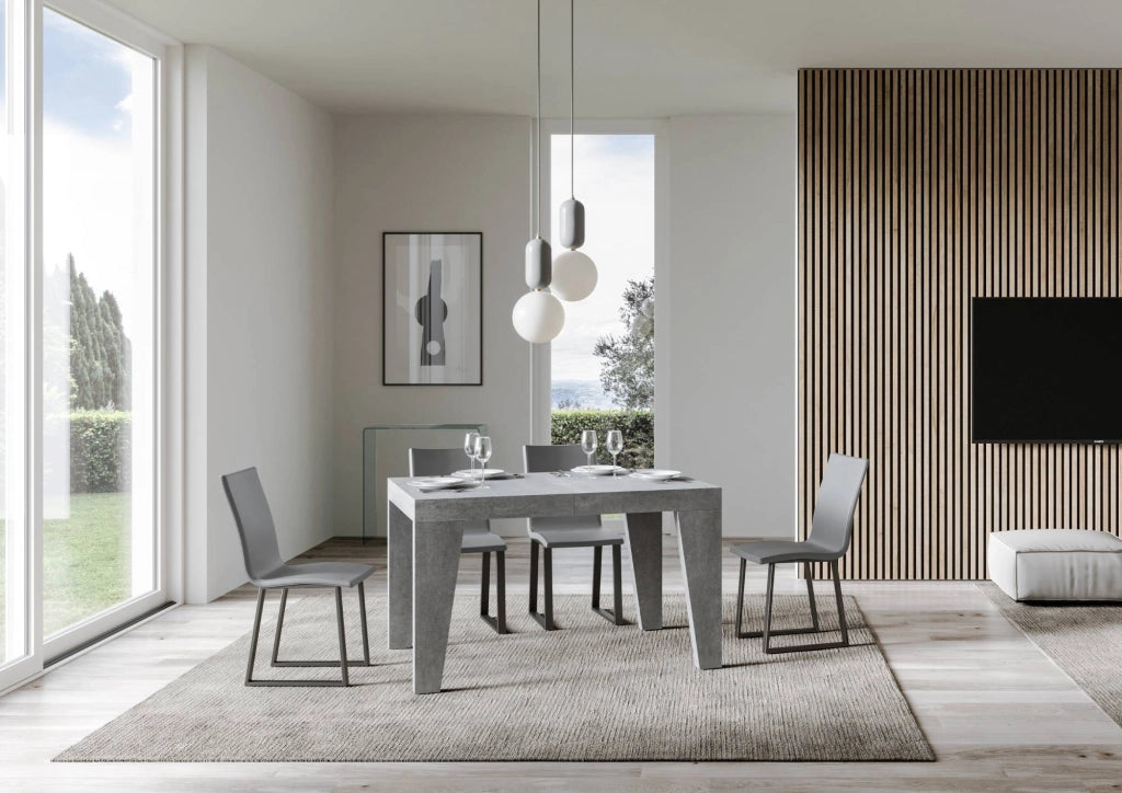 Tavolo allungabile 90x140/400 cm Naxor Premium cemento