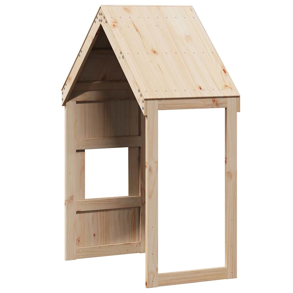 Tetto per Letto Bambini 55x99x139,5cm in Legno Massello di Pino