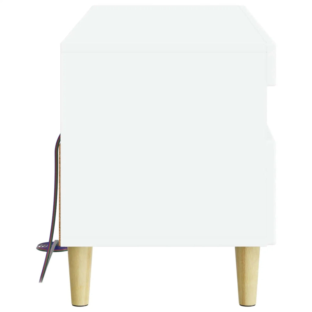 Mobile TV LED Bianco Legno ingegnerizzato 897205