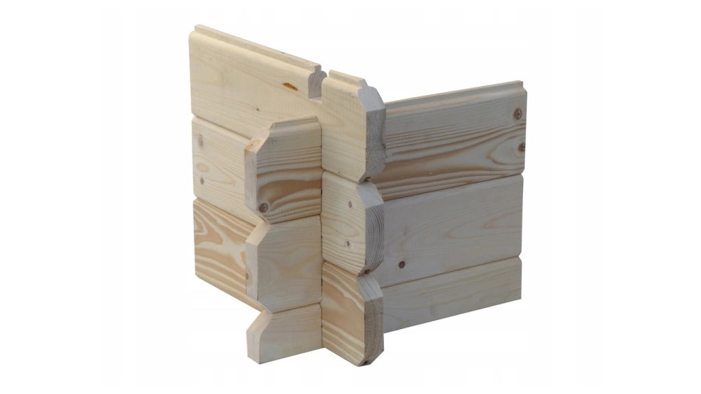Casetta da giardino in legno - 12m2 - 4x3m - 28mm - colore: naturale - DOM710 - ALTANKA