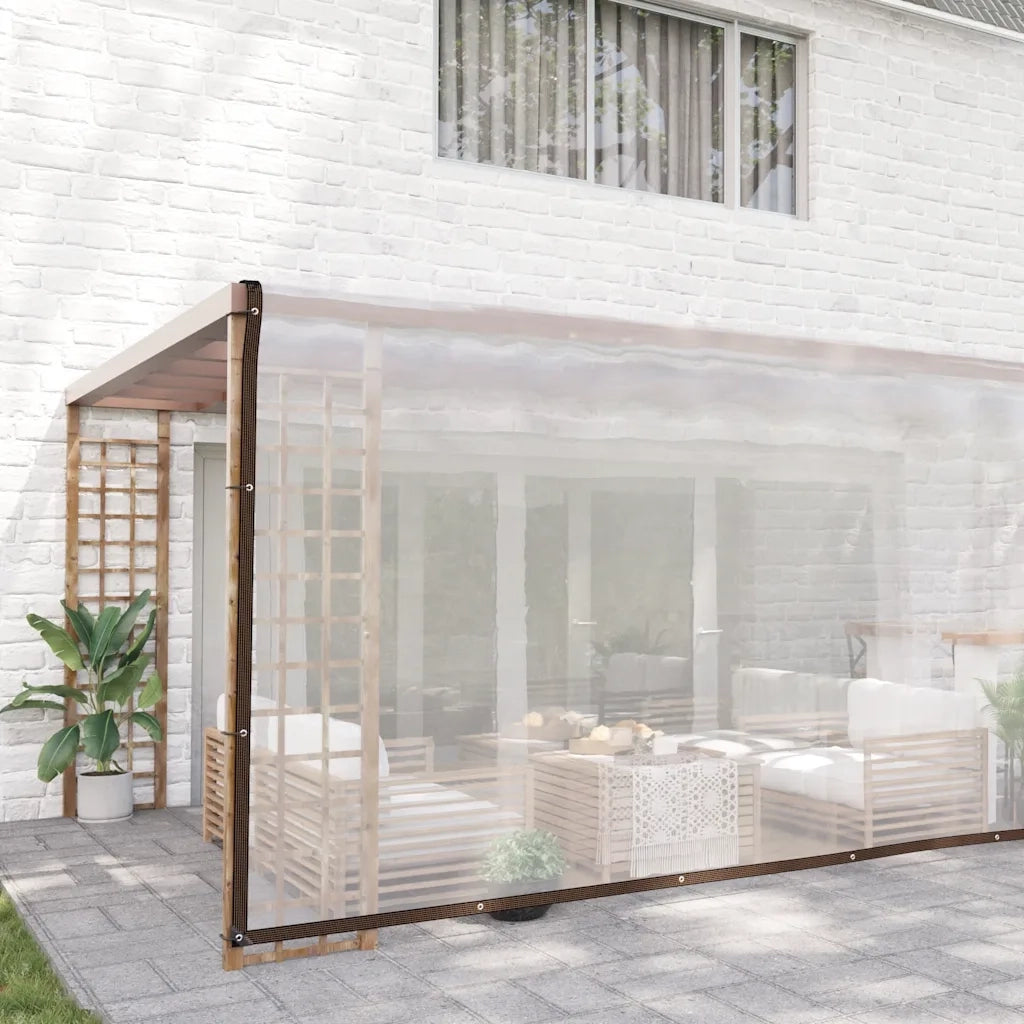 Telone Trasparente con Occhielli 6x8 m in Polietilene