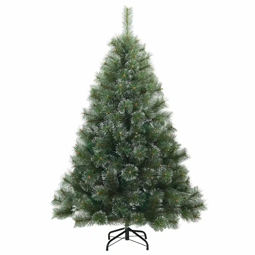 Albero di Natale Artificiale-Albero Natalizio con 150 LED Verde 150 cm PE e PVC 757650