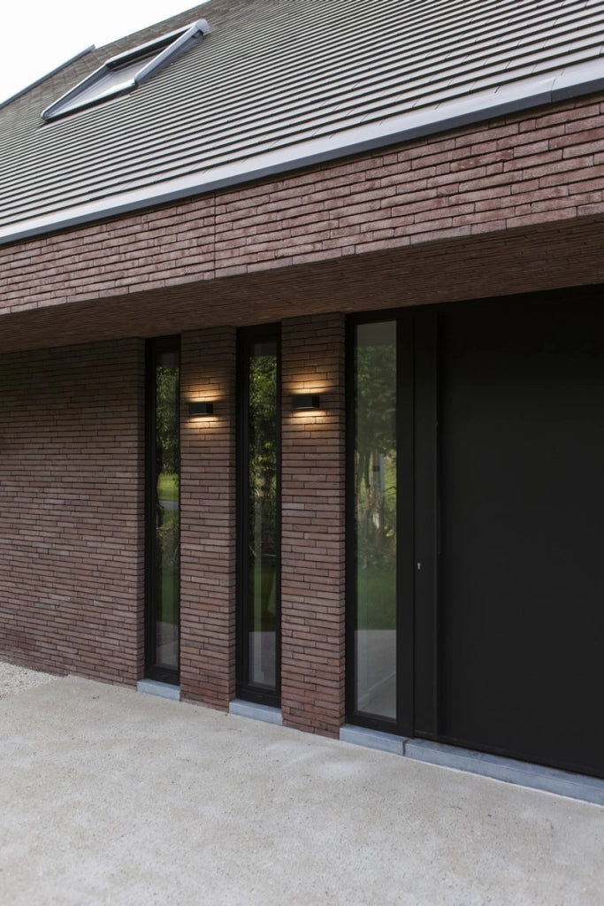Applique da esterno LED GEMINI nera alluminio IP54
