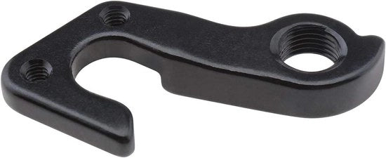 Derailleurhaak per bicicletta - Ophangbeugel per bicicletta - Compatibile con MTB - In alluminio - Adattatore per telaio bicicletta - Componenti per mountain bike - Adatto per biciclette da corsa - Nero