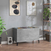Mobile Porta Dischi Grigio Cemento 74,5x38x48 Legno Multistrato 831969