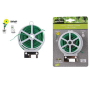 Trade Shop - Filo Di Ferro Plastificato Con Anima Di Ferro Giardino Giardinaggio 30 Mt 90132 -