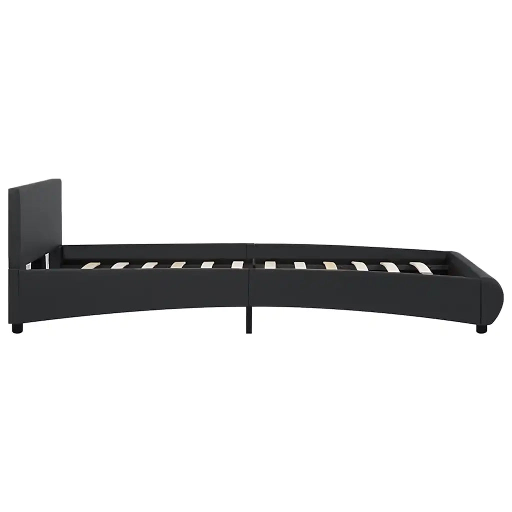 Giroletto con LED Nero in Similpelle 120x200 cm 285482