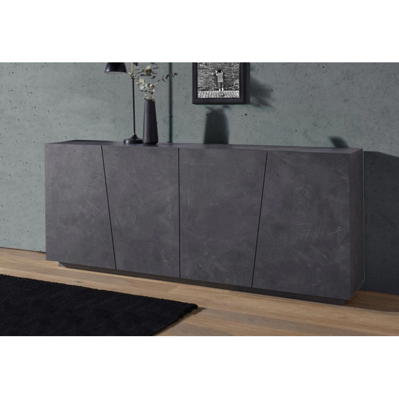 Credenza Vega 220 – 4 ante – Ardesia