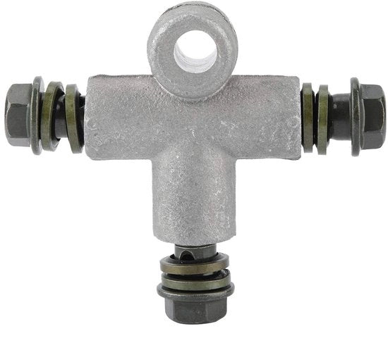 Adattatore di freno per giunzione T - Fitting a 3 vie per il lubrificante - Adatto per motocicli e ATV - Qualità elevata - Installazione semplice -...