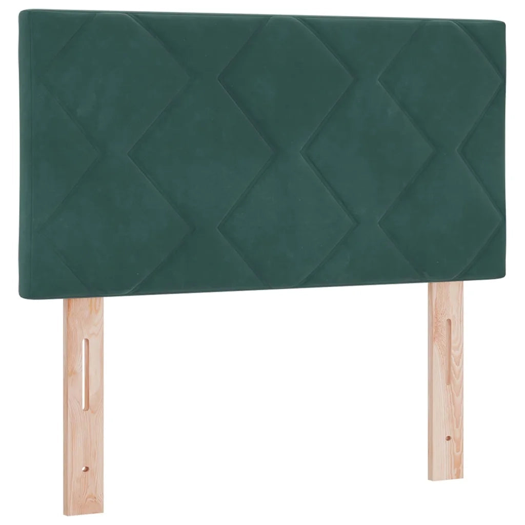 Testiera | Testata Verde Scuro 80 cm Velluto