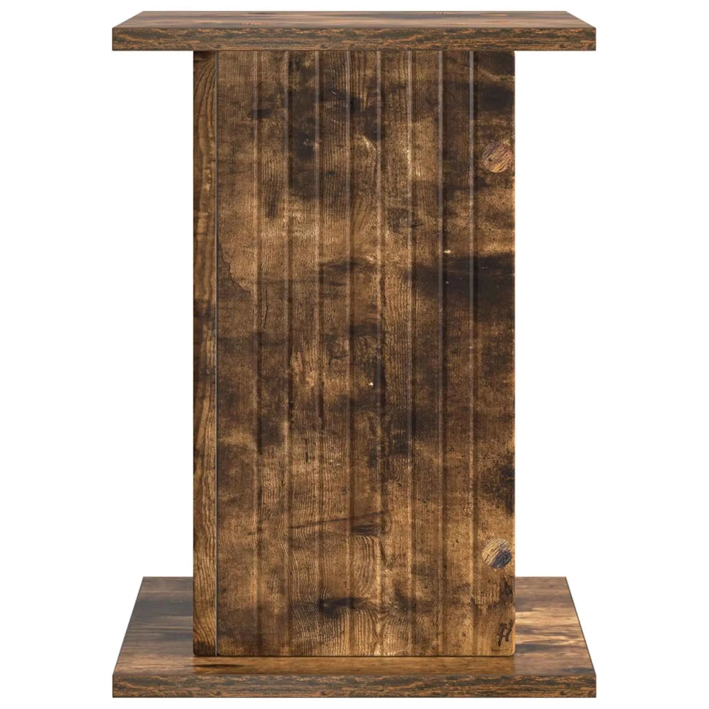 Supporto per piante | Sostegno per piante 2 pz Rovere Fumo 30,5 x 30 x 43 cm