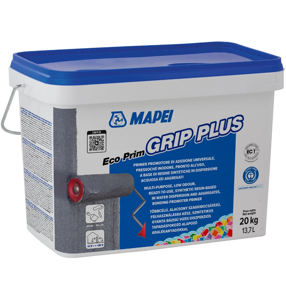 Eco prim grip plus primer promotore adesione universale interno esterno *** formato 20 kg, confezione 1