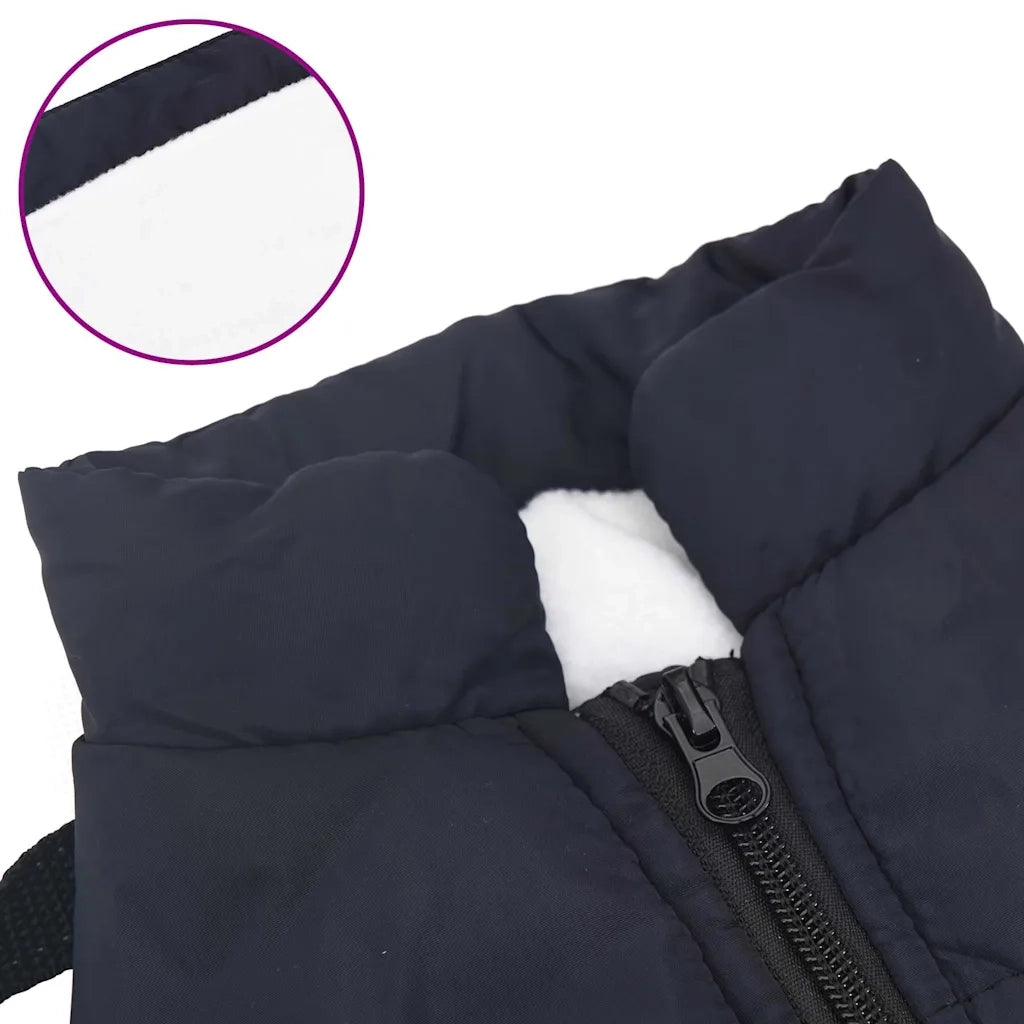 Cappotto Cani Imbracatura Impermeabile Riflettente Blu Navy L24 CFW4052845