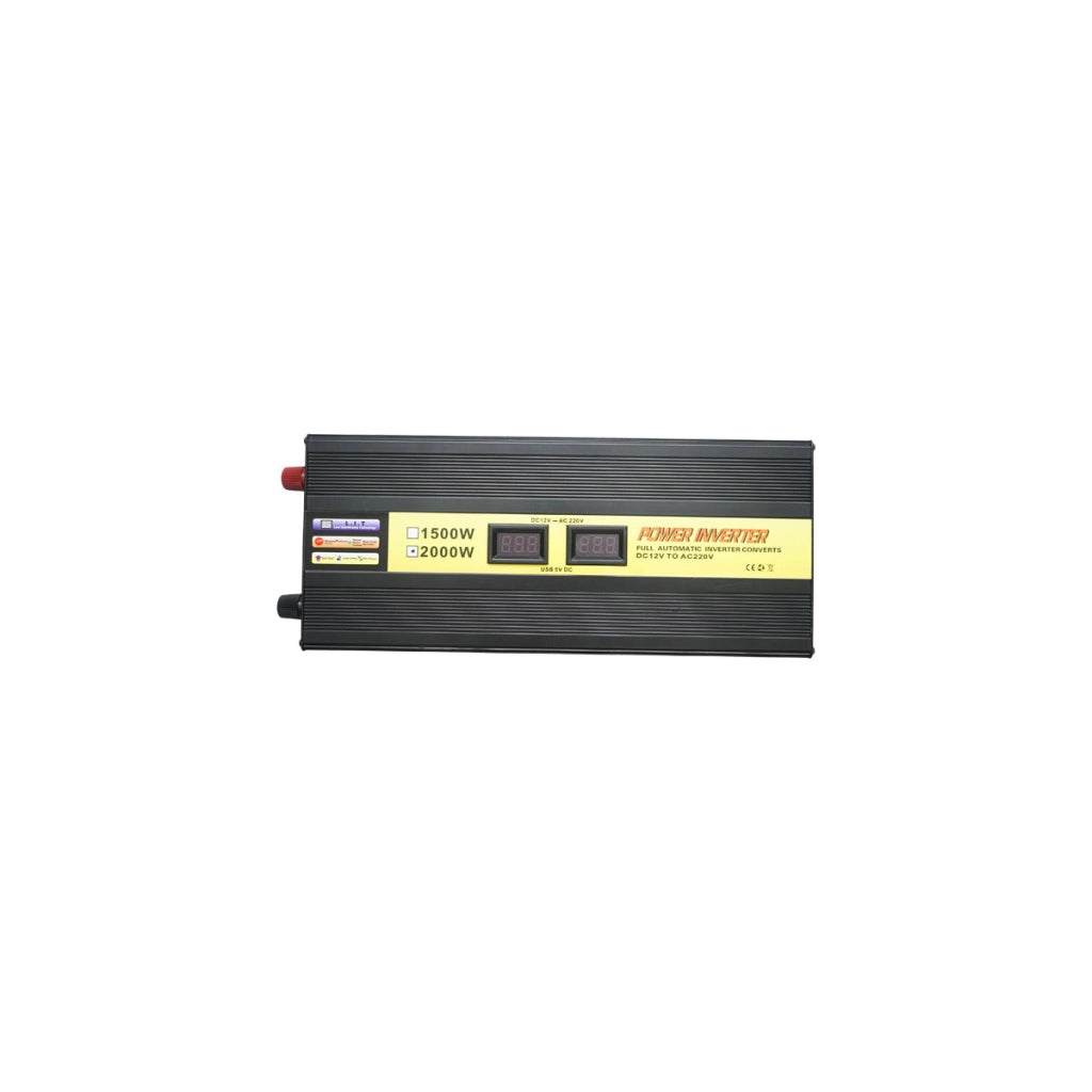 Inverter 12V-220V 2000W LCD con USB