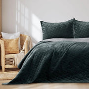 Bedsprei con Stile e Comfort Geometrico, 240x260 cm, Grigio Argento
