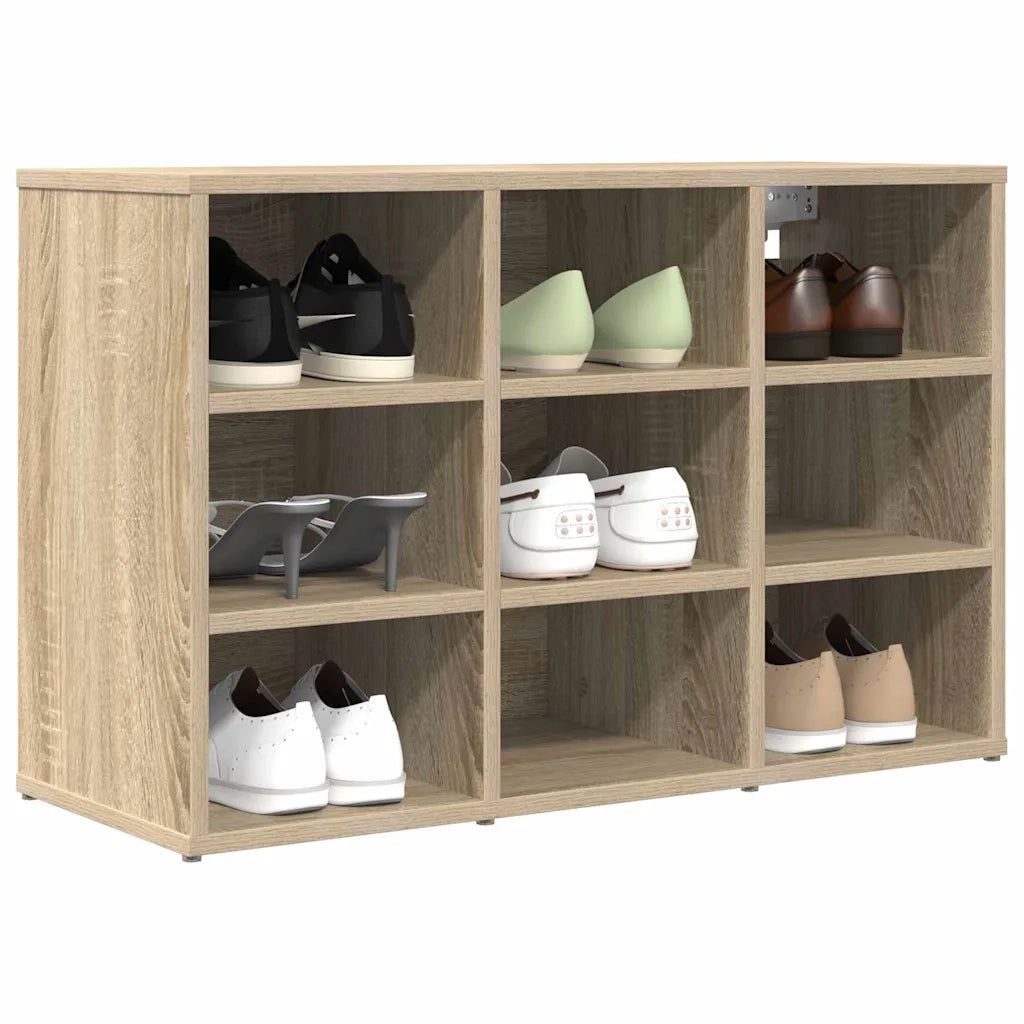 Mobile per scarpe-Scarpiera Rovere Sonoma 77,5 x 30 x 51 cm