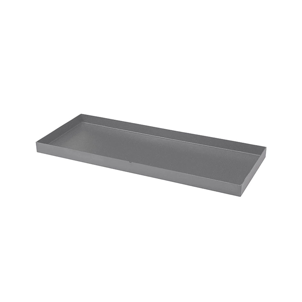 Sottovaso Rettangolare per Vaso a Cassettone Schio Tera Cassa Smoke 80x29,5 cm in Plastica Grigio