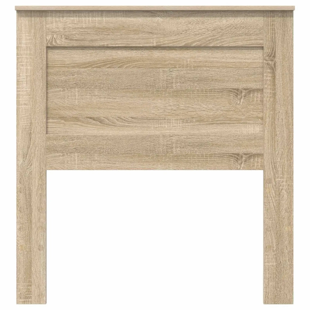 Testiera | Testata con Testiera | Testata Rovere Sonoma 80 cm Legno multistrato