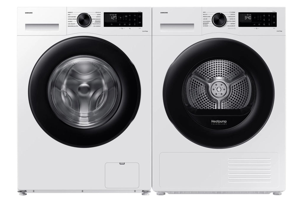 Samsung WW90CGC04DAEET Lavatrice 9 Kg Classe A Profondita' 55 cm Centrifuga 1400 giri Inverter Vapore Crystal Clean