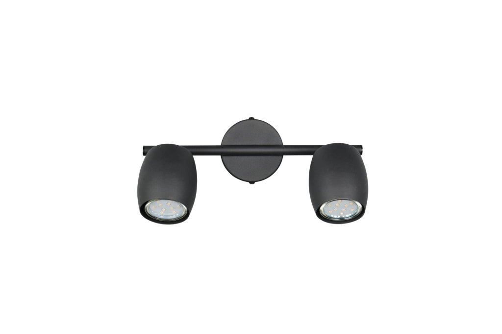 Faretto soffitto NANCY RL 2xGU10 nero metallo