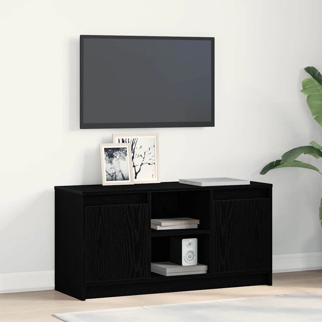Unit¨¤ TV | Armadietto TV | Mobile Porta TV Nero 100 x 34 x 50 cm Legno multistrato