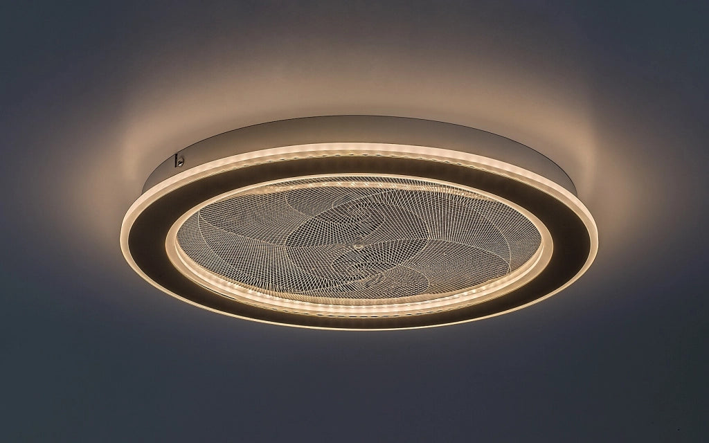 Plafoniera LED integrato Efrael oro tonda Rabalux