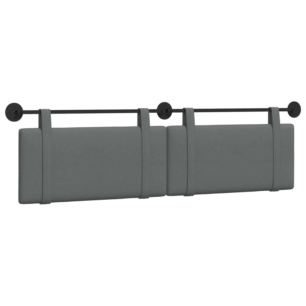 Testiera sospesa Grigio scuro Tessuto 42031467