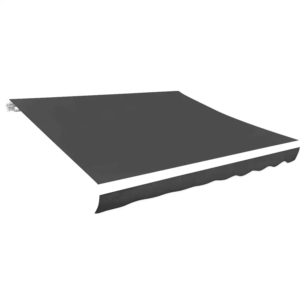 Tessuto di Ricambio per Tenda da Sole Grigio 600x300 cm Poliestere 143713
