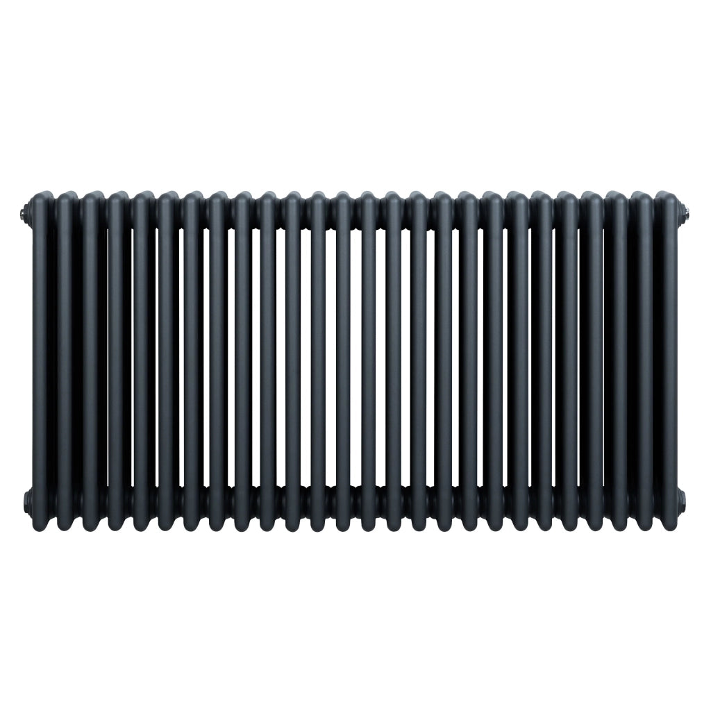 Radiatore Tradizionale 4 Colonne Orizzontale Riscaldamento Antracite 600x1190 mm