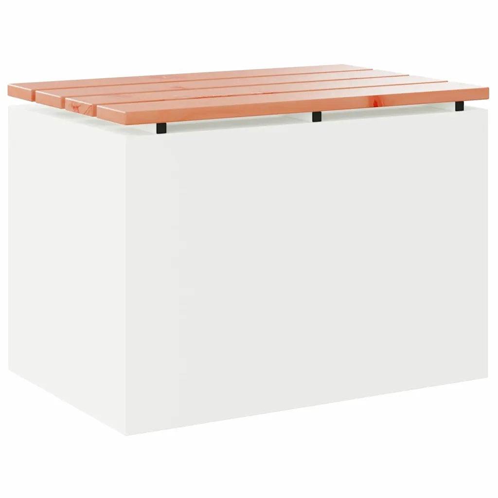 Panchina da Giardino | Panca da Giardino Bianco 60 x 40 x 43 cm Acciaio