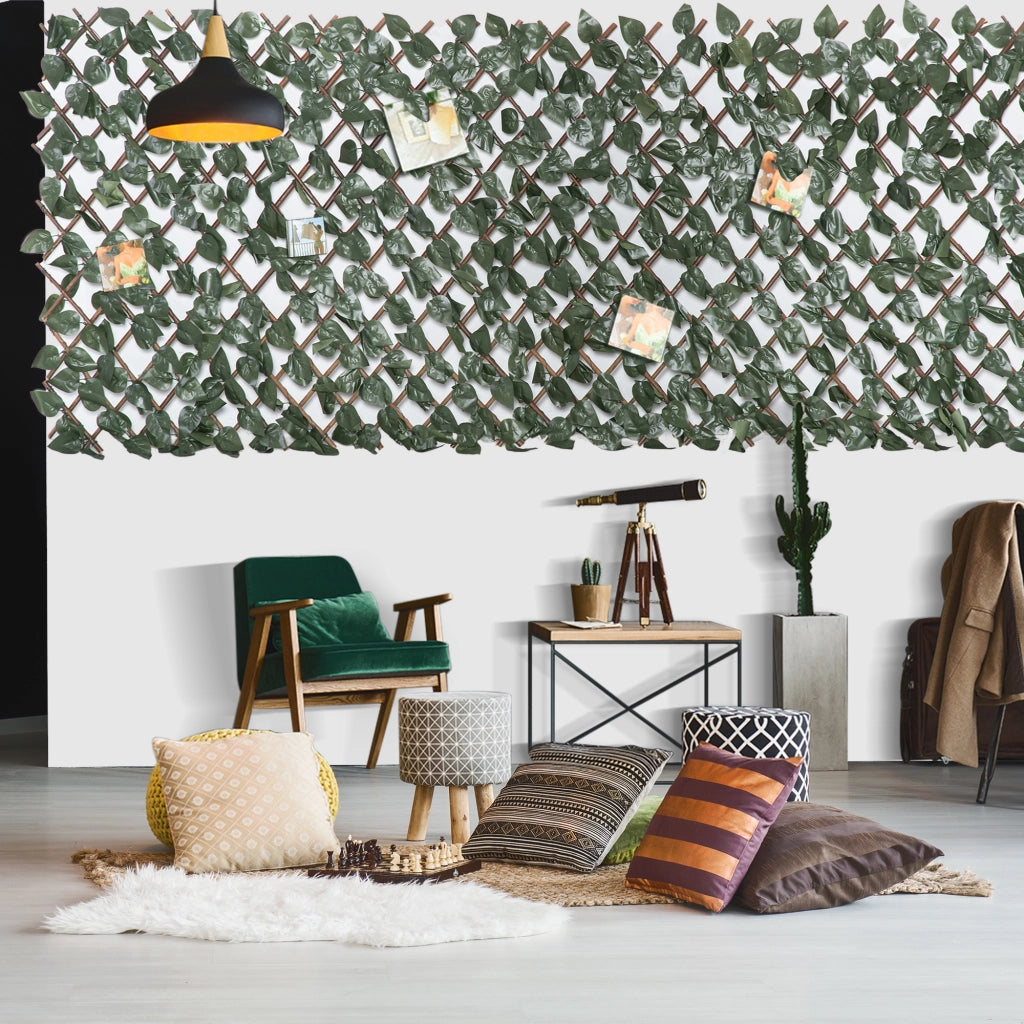 Siepe Artificiale per Balcone da 8 Pezzi ¨C Minimal ¨C Verde 200x100 cm