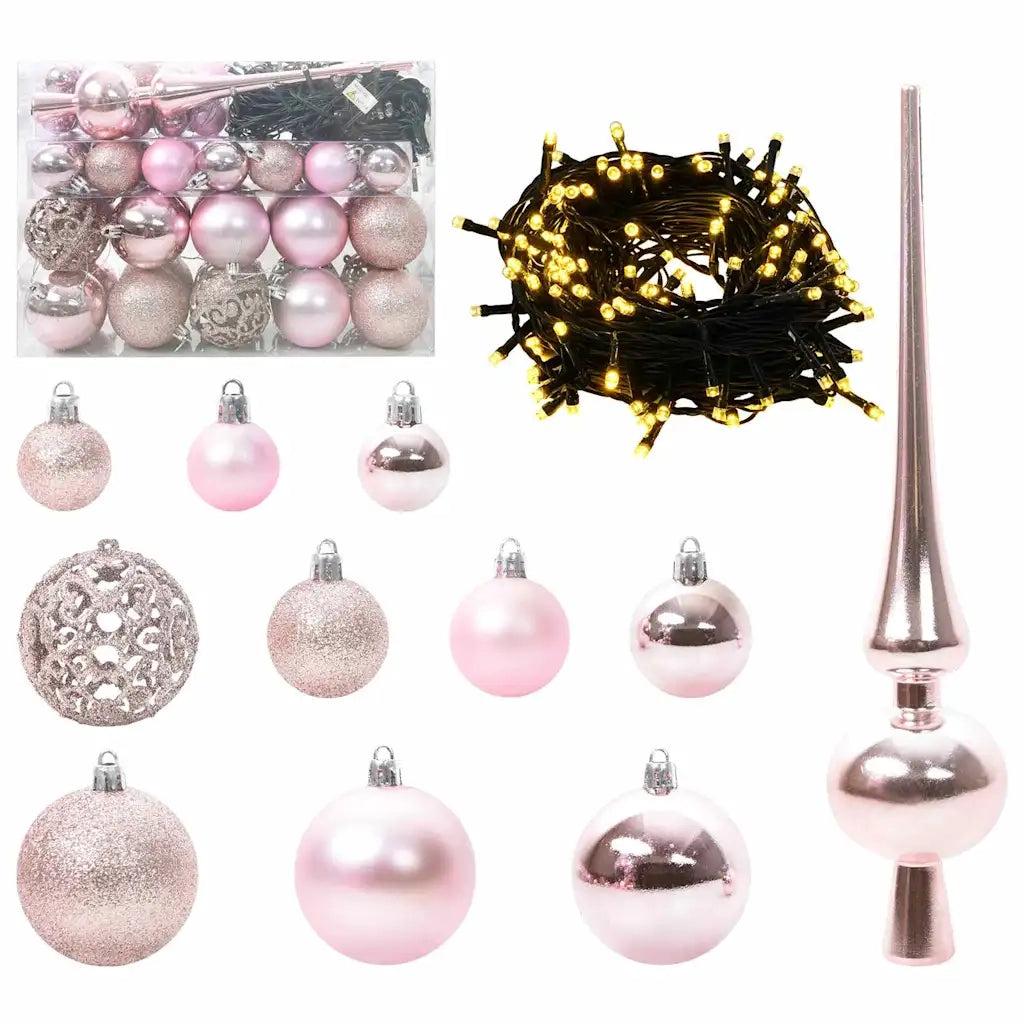 Albero di Natale | Decorazioni natalizie artificiale con luci integrate Verde 120 cm