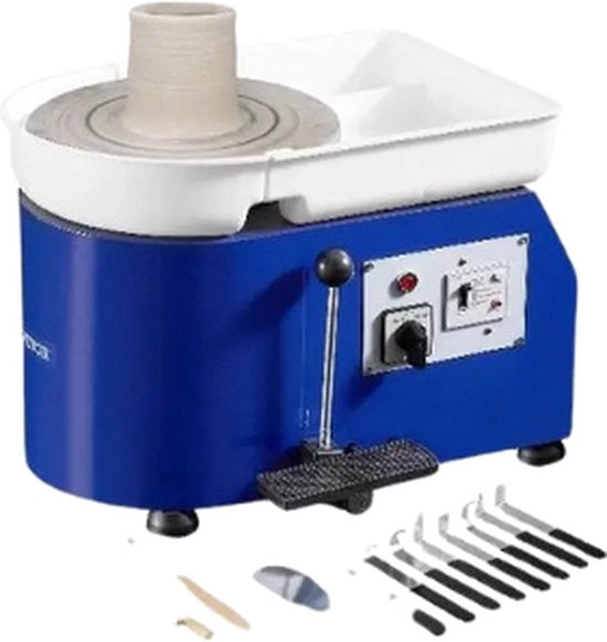 Piastra per ceramista - Disco per ceramista - Disco per girare - Disco per ceramista - Tavolo per ceramista - Disco per modellatore - Tavolo per modellatore - Ruota per ceramista - 450W - 28cm