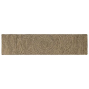 Tappeto Naturale e Nero 60 x 250 cm Juta 42010615
