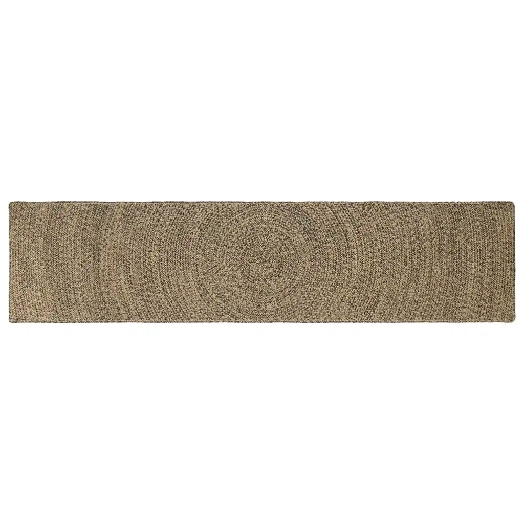 Tappeto Naturale e Nero 60 x 250 cm Juta 42010615