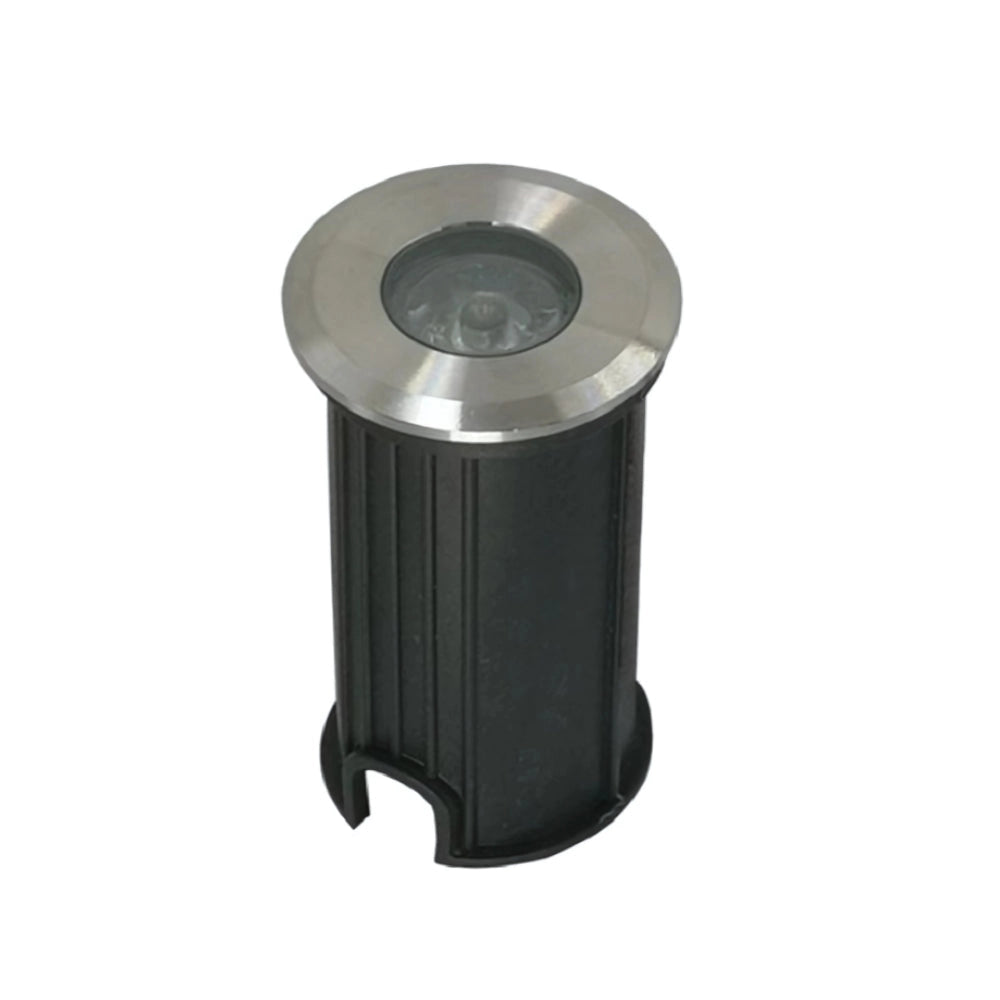 Faretto LED luce blu segnapasso calpestabile Interrato IP68 1W 12V 90lm per esterni bordo piscina giardino vialetti Colore della luce: Luce fredda